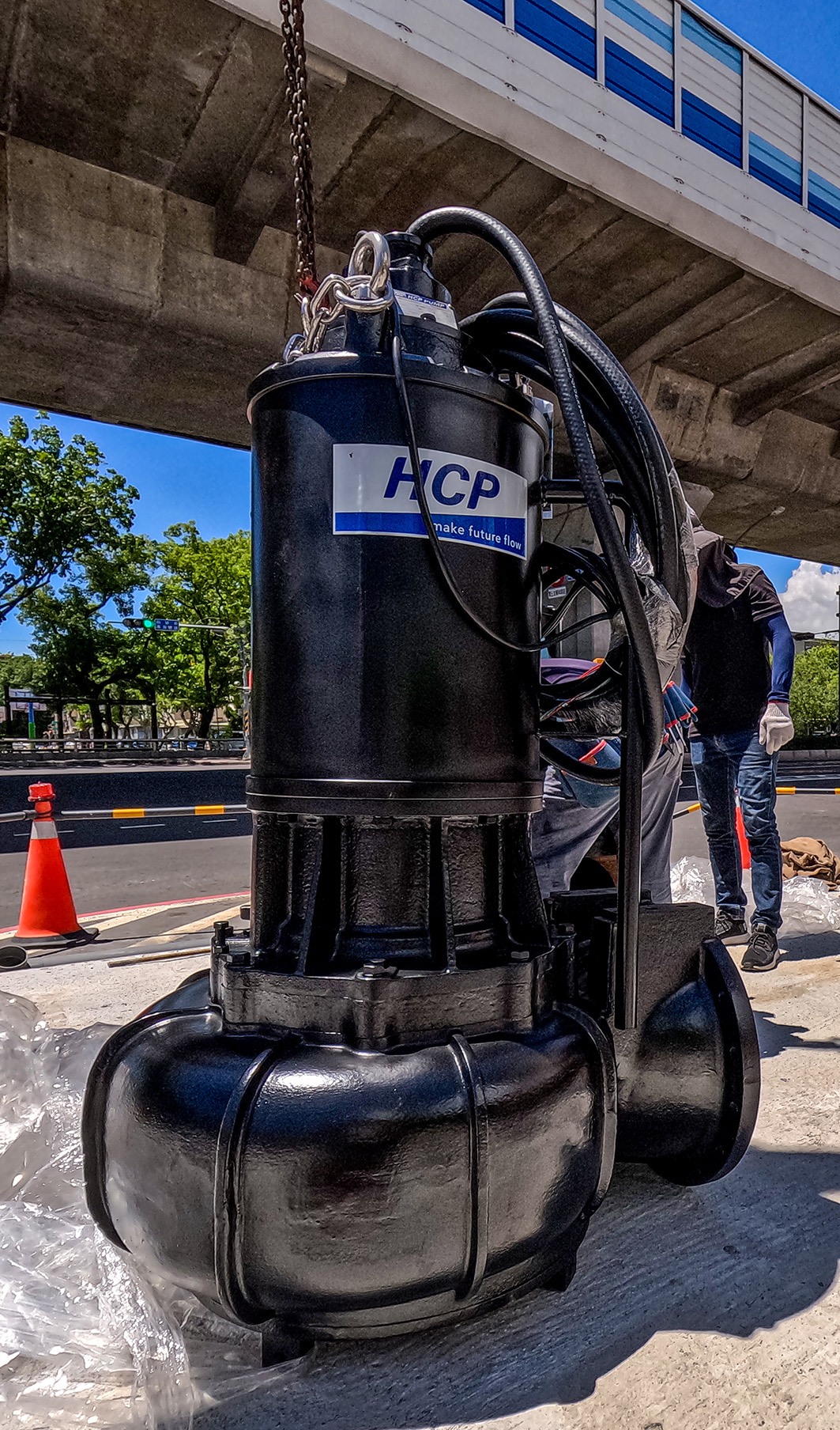 Flood Control Pumping Station in Kaohsiung, Taiwan