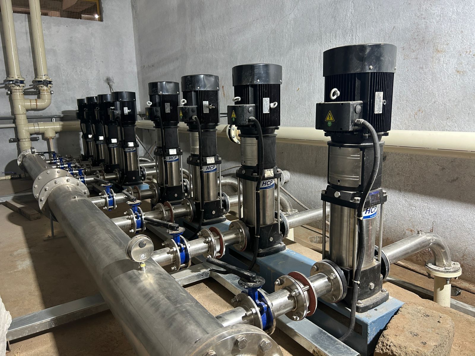 Variable Frequency Constant Pressure Water Supply Pumping System for Apartments in Bengaluru, India